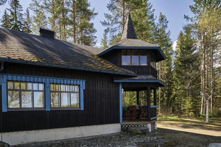  seitliche Außenansicht Ferienhaus 