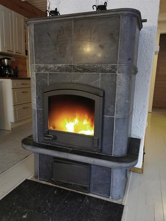 Kamin im Wohnzimmer