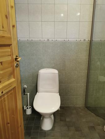 Toilette im großen Badezimmer