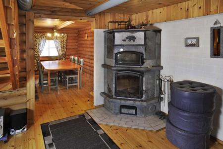 Kamin und Essecke